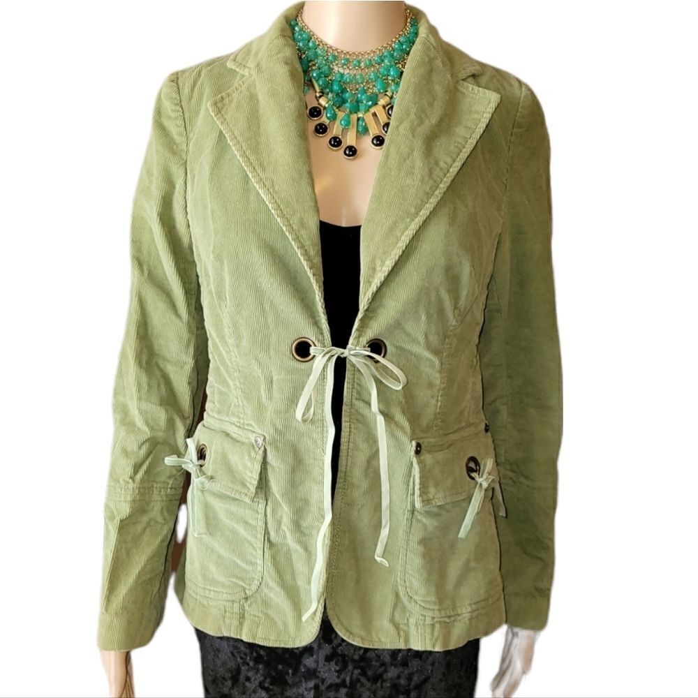 Banana Republic green corduroy jacket